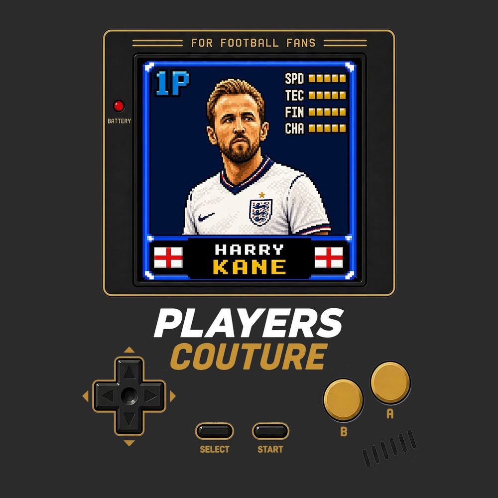 Harry Kane Icon 8-Bit Men's Hoodie - image 1