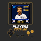 Harry Kane Icon 8-Bit Men's Hoodie - image 1