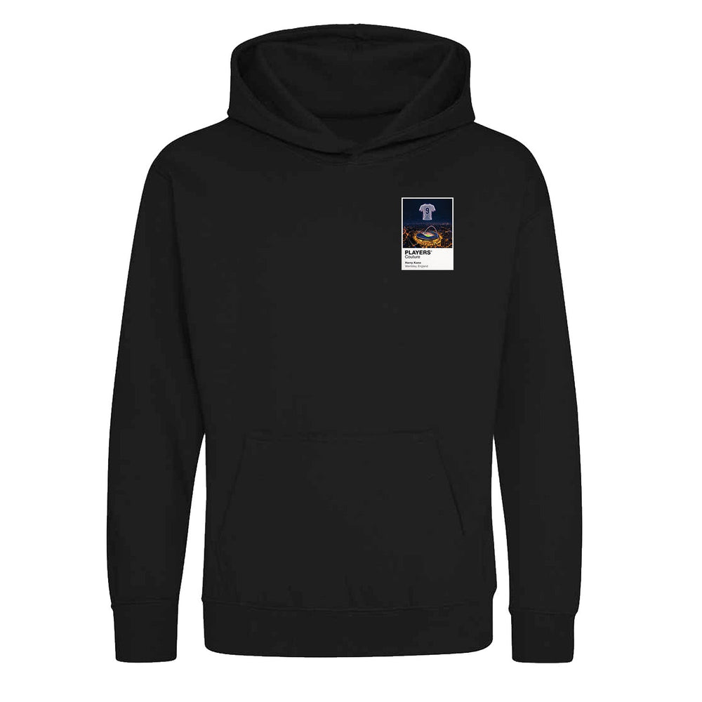 Harry Kane England Icons in Lights Frame Kids Hoodie in Black