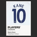 Harry Kane 10 Football Shirt Frame Men's Hoodie – black close-up detail shot of the Harry Kane 10 Football Players Couture