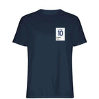 Harry Kane 10 Football t-shirt – navy men's t-shirt featuring the Harry Kane 10 Football Players Couture logo