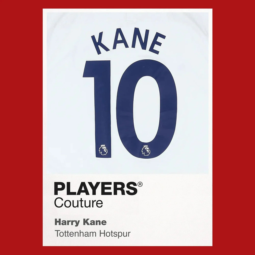 Harry Kane 10 Football Shirt Frame Men's Hoodie – red close-up detail shot of the Harry Kane 10 Football Players Couture