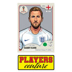 Harry Kane World Cup Sticker Men's T-Shirt – close-up detail shot of the Harry Kane World Cup Players Couture logo design