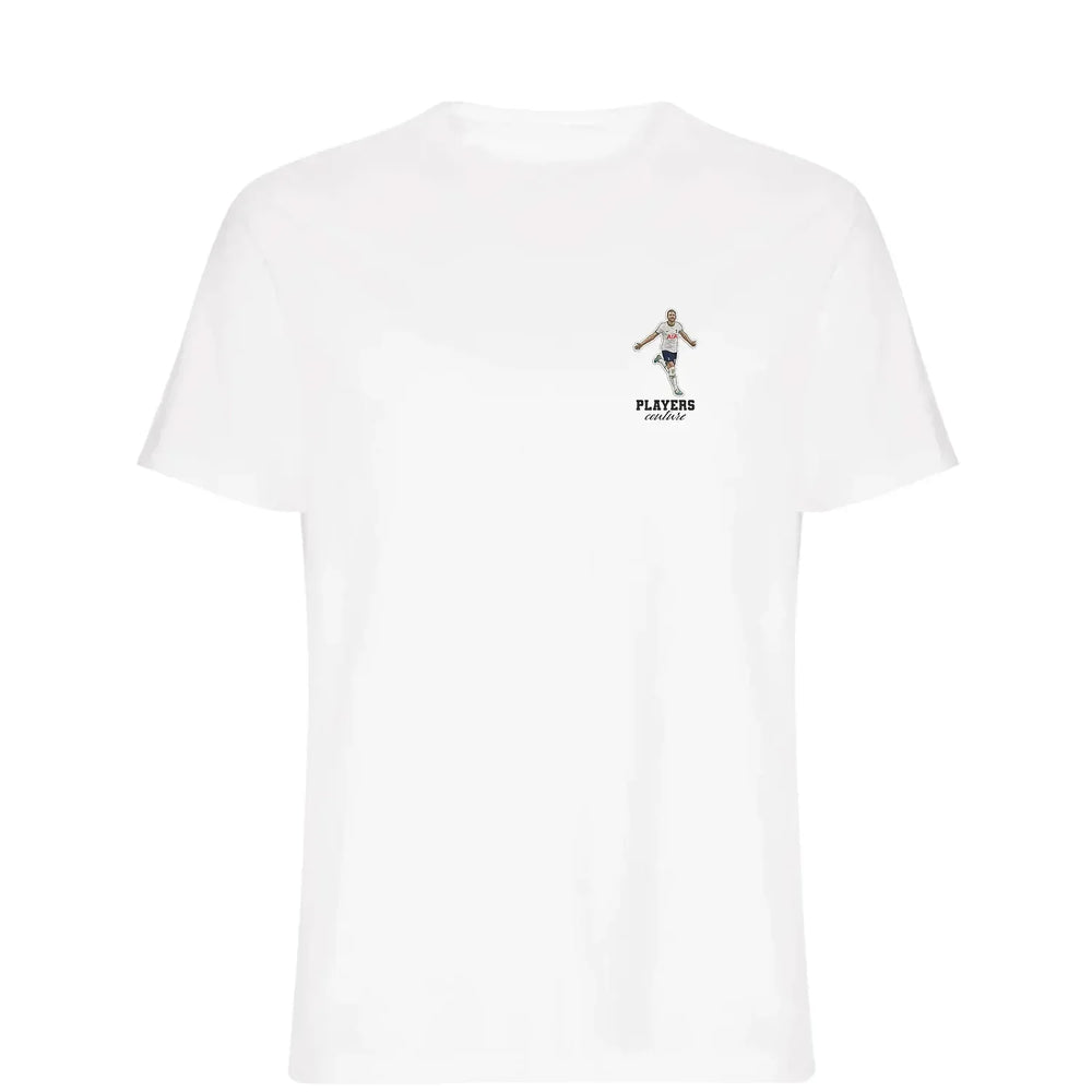 Harry Kane t-shirt – white men's t-shirt featuring the Harry Kane Players Couture logo