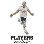 Harry Kane Badge Men's Hoodie – close-up detail shot of the Harry Kane Players Couture logo design