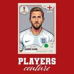 Harry Kane World Cup Sticker Kids T-Shirt – harry kane red Players Couture design