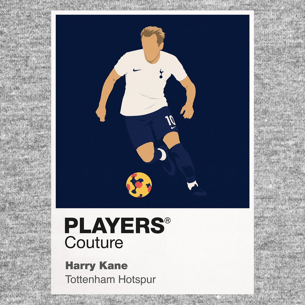 Harry Kane Tottenham Hotspur Icon Frame Kids Hoodie — Gray Artwork