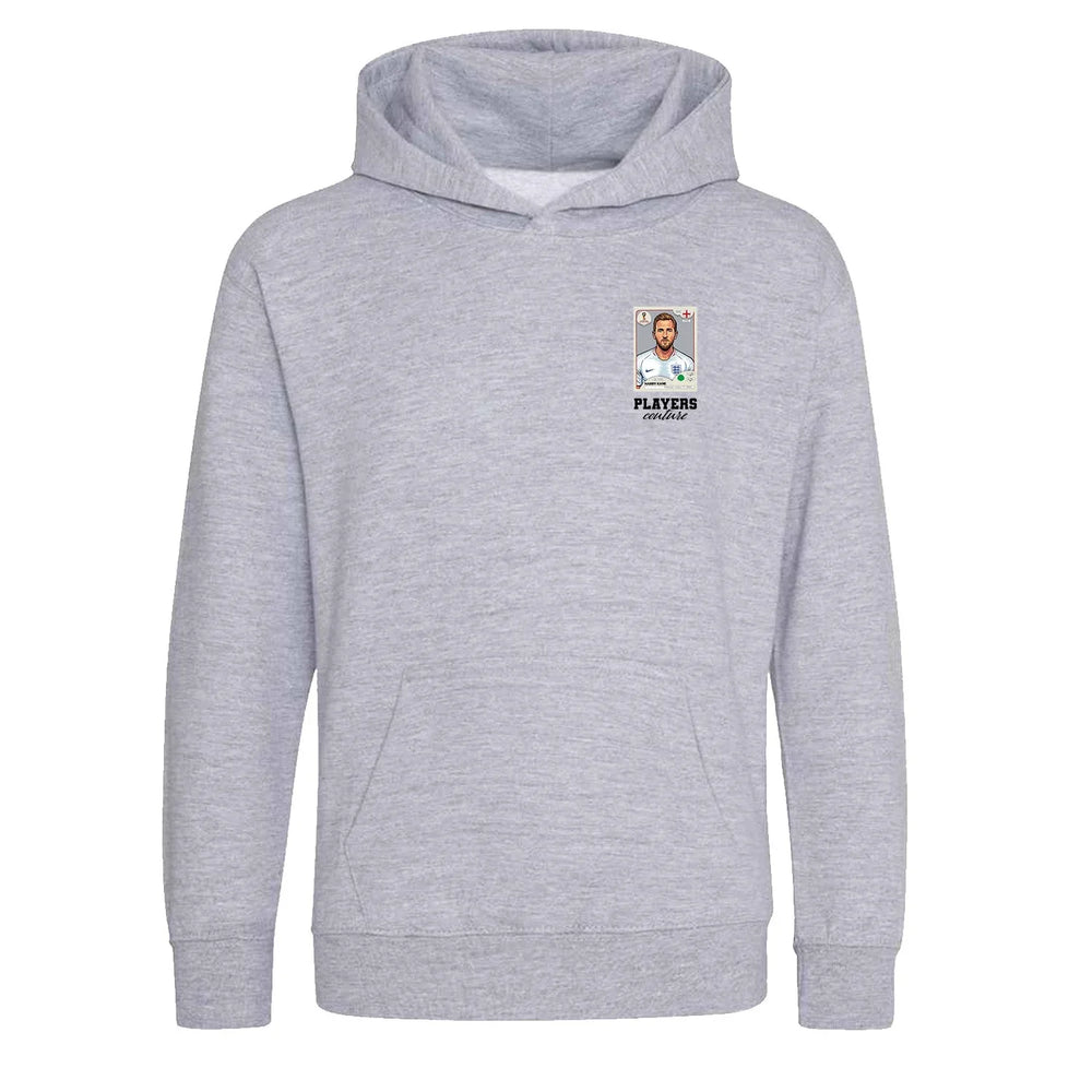 Harry Kane World Cup Sticker Kids Hoodie – harry kane sticker kids grey hoodie Players Couture design