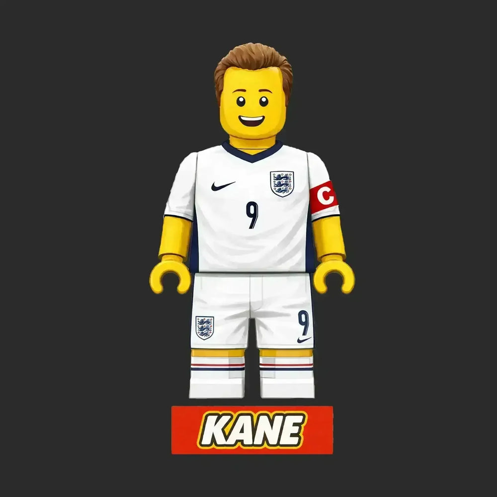 Harry Kane Toy Logo Men's Hoodie – black close-up detail shot of the Harry Kane Toy Players Couture logo design