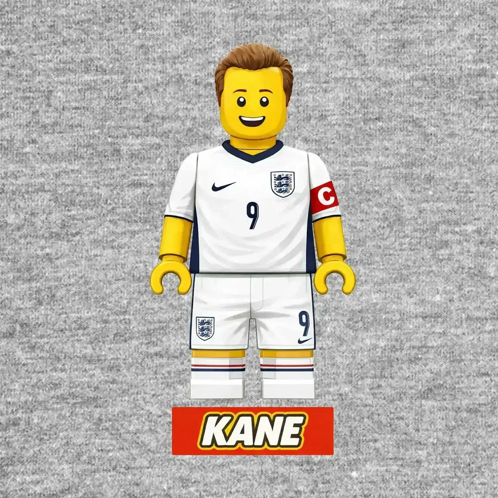 Harry Kane Toy Logo Men's Hoodie – grey close-up detail shot of the Harry Kane Toy Players Couture logo design
