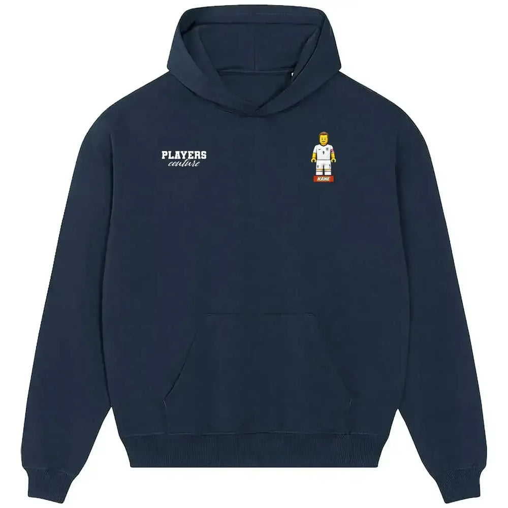 Harry Kane Toy hoodie – navy men's hoodie featuring the Harry Kane Toy Players Couture logo