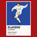Harry Kewell Leeds United Icon Frame artwork in red