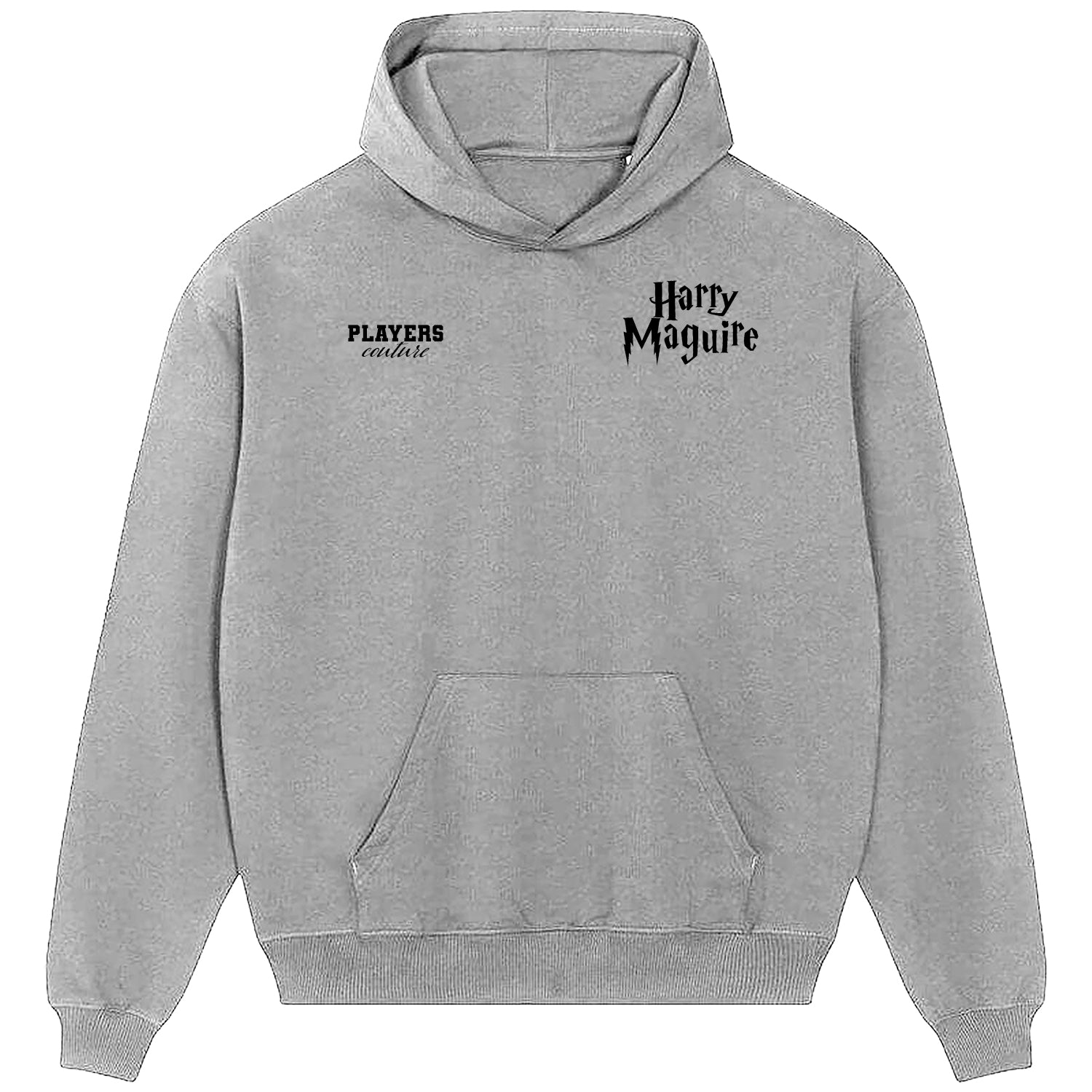 Harry Maguire Logo Players Couture Men's Casual Hoodie Gray