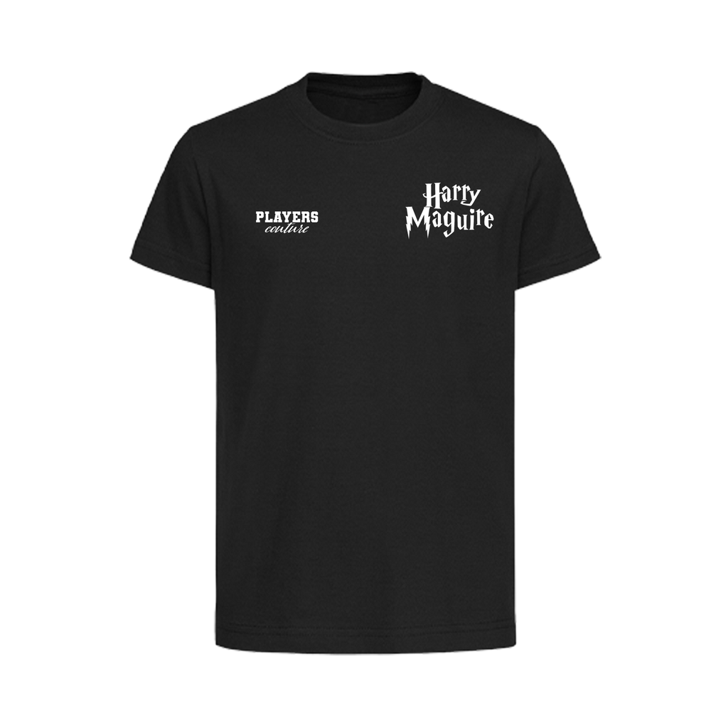 Harry Maguire Logo Players Couture Kids T-Shirt Black