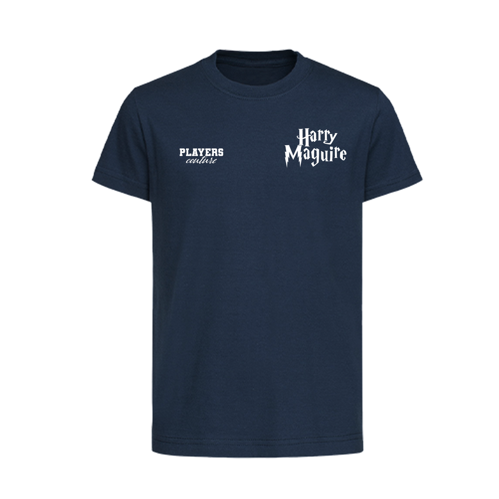 Harry Maguire Logo Players Couture Kids T-Shirt Navy