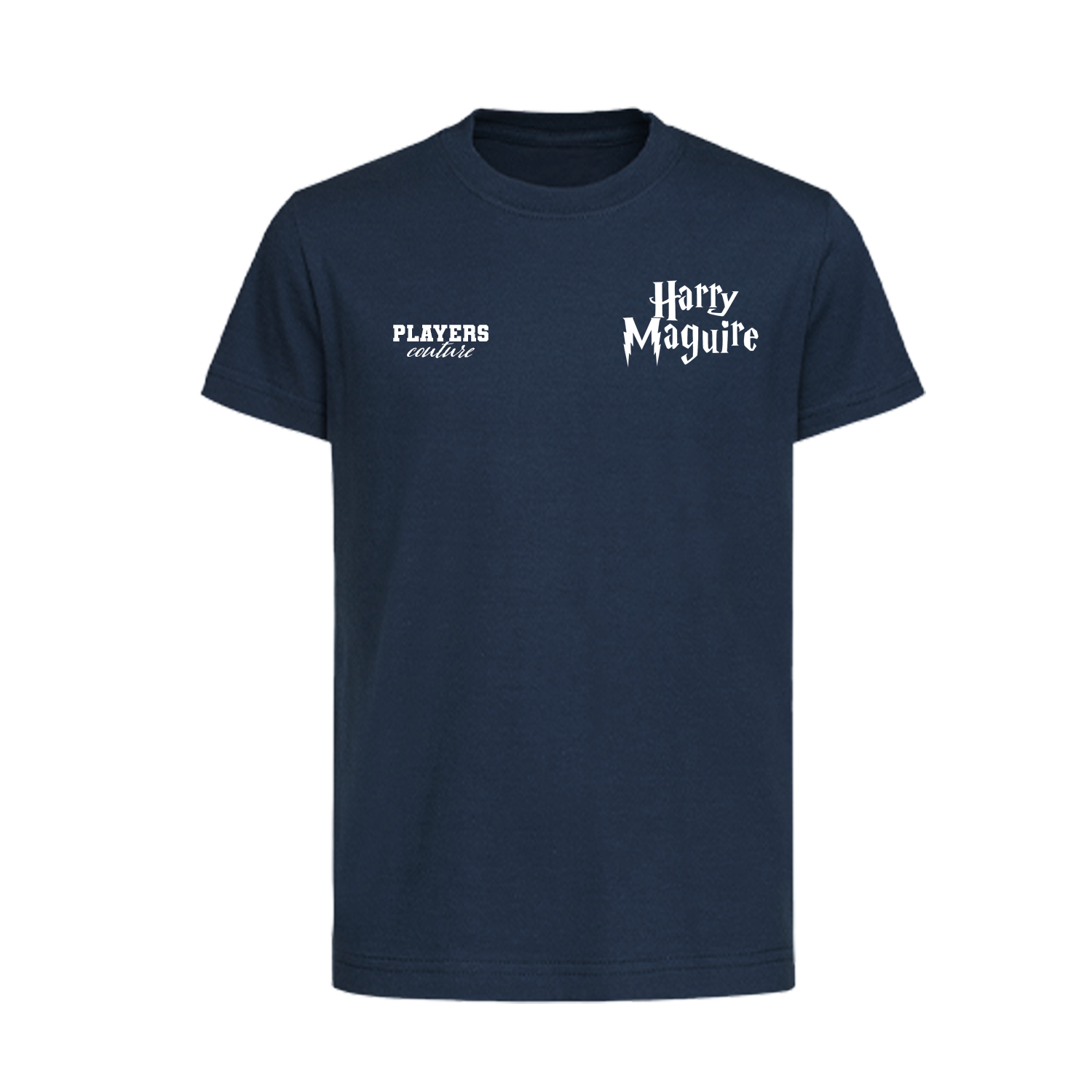 Harry Maguire Logo Players Couture Kids T-Shirt Navy
