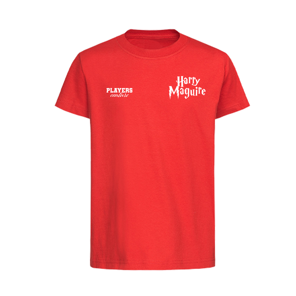 Harry Maguire Logo Players Couture Kids T-Shirt Red