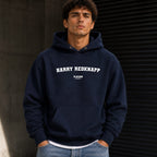 harry-redknapp name-print hoodie - black