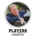 Harry Redknapp Badge Men's Hoodie – close-up detail shot of the Harry Redknapp Players Couture logo design