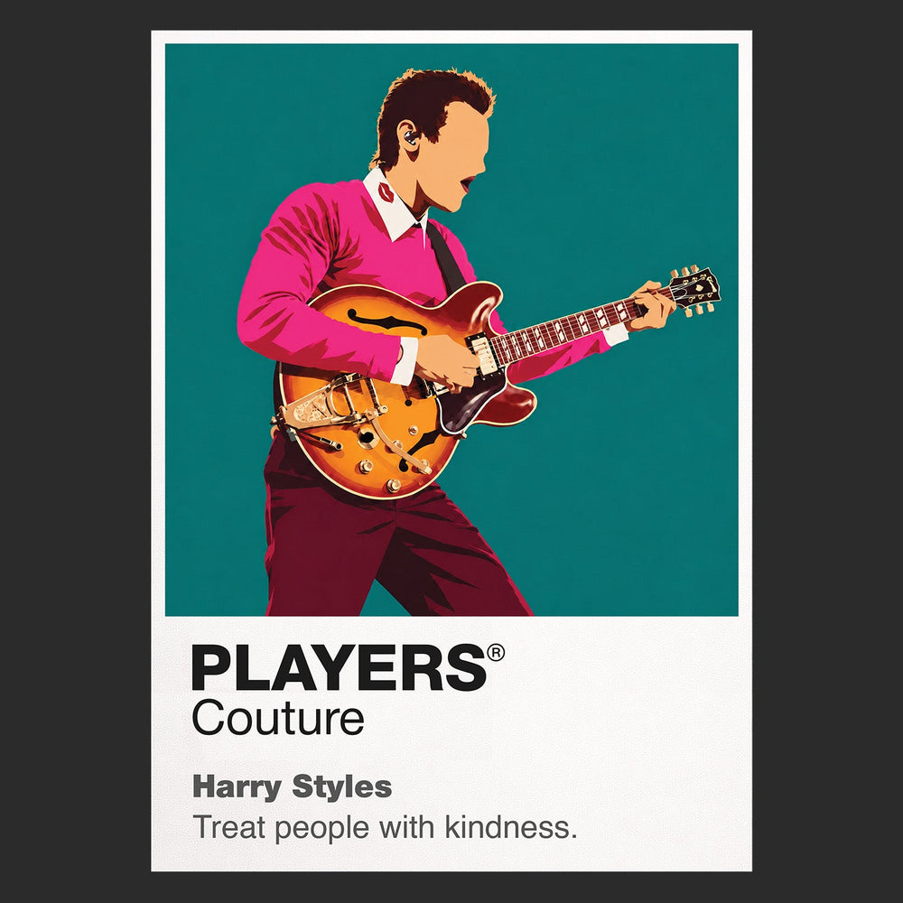 Harry Styles the fashion-led identity connecting Fine Line, Harry's House and Love On Tour Icon Frame artwork in black