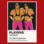 Hart Foundation Wrestling Icon Frame Men's Hoodie