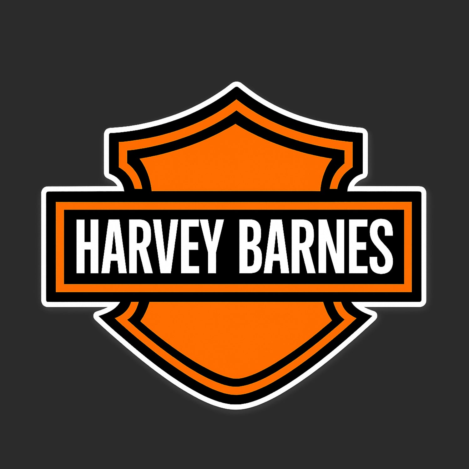 Harvey Barnes Logo Players Couture Men's Casual Hoodie