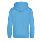 Essentials Collection hoodie – blue kids' hoodie with white Essentials Collection letters and Players Couture logo on the