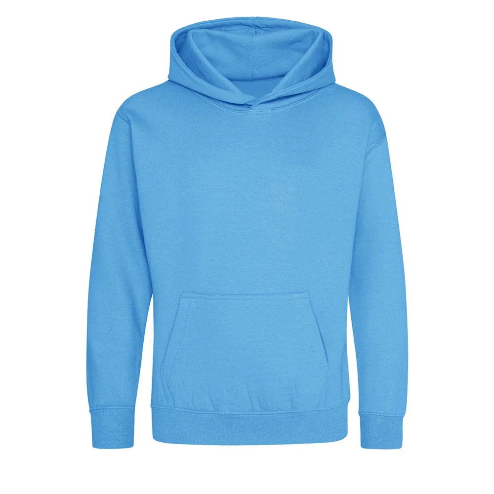 Custom Upload Your Own hoodie – blue kids' hoodie featuring the Custom Upload Your Own Players Couture logo