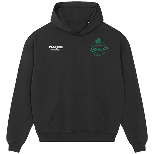 Henrik Larsson hoodie – black men's hoodie featuring the Henrik Larsson Players Couture logo