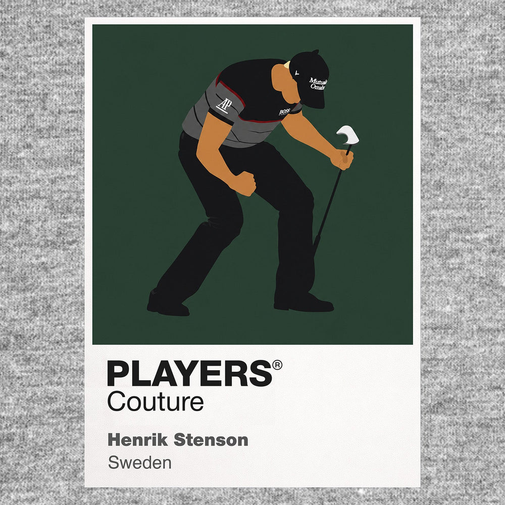 Henrik Stenson Golf Icon Frame Men's Polo Shirt