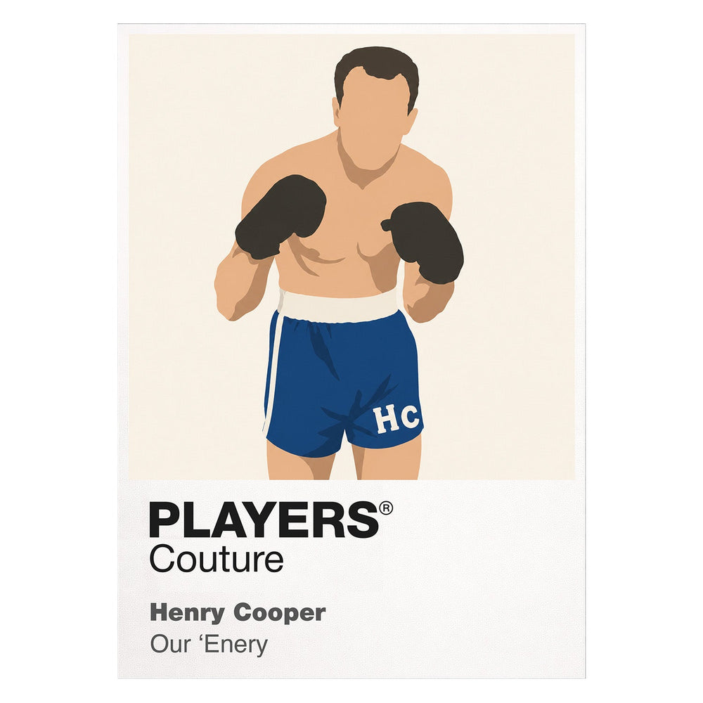Henry Cooper Boxing Icon Frame - Icon Design