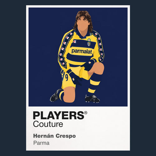 Hernán Crespo Parma Icon Frame artwork in navy