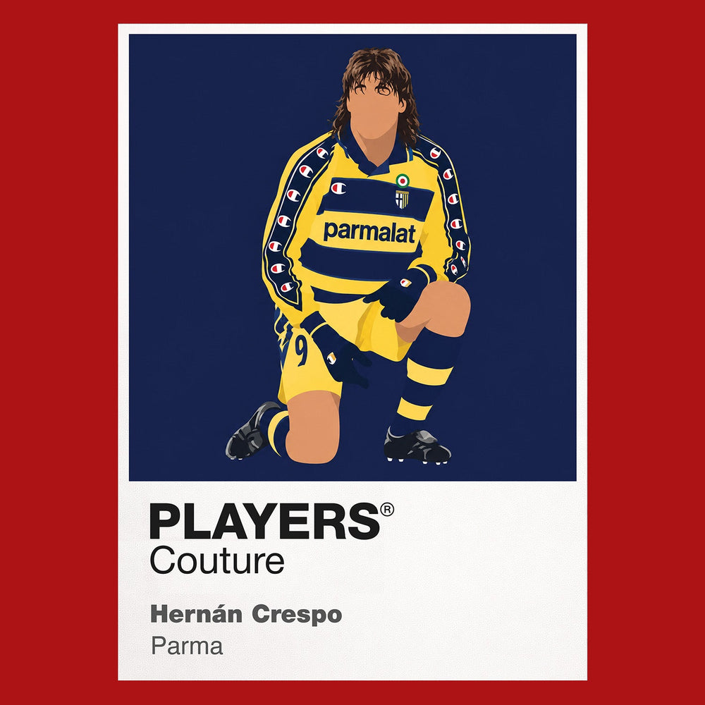 Hernán Crespo Parma Icon Frame artwork in red