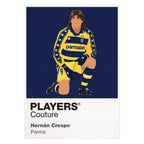 Hernán Crespo Parma Icon Frame artwork on white