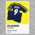 Hernán Crespo Parma shirt Icon Frame artwork in grey