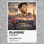 Heung Min Son South Korea Atlas Frame artwork by Players Couture