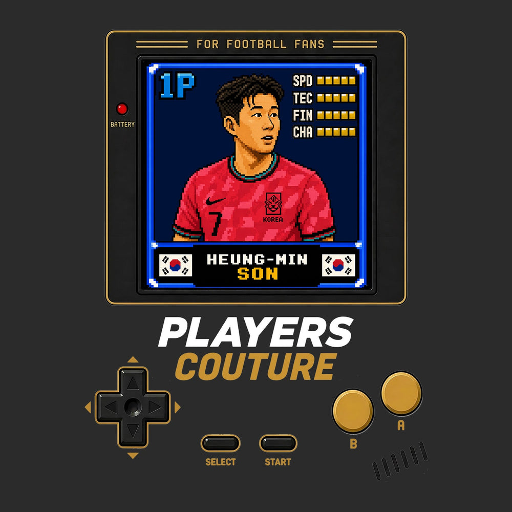 Heung-min Son 1P 8-Bit t-shirt retro gaming design by Players Couture