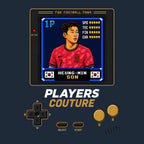Heung-min Son 1P 8-Bit t-shirt retro gaming design by Players Couture