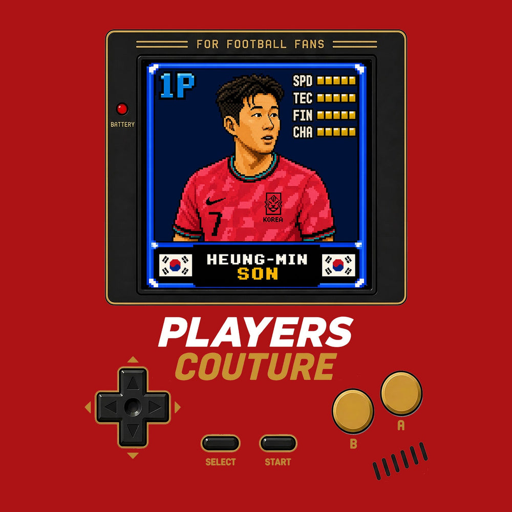 Heung-min Son 1P 8-Bit hoodie retro gaming design by Players Couture