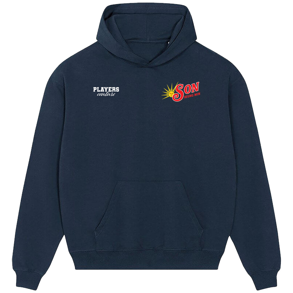 Heung Min Son Logo Players Couture Men's Casual Hoodie Navy