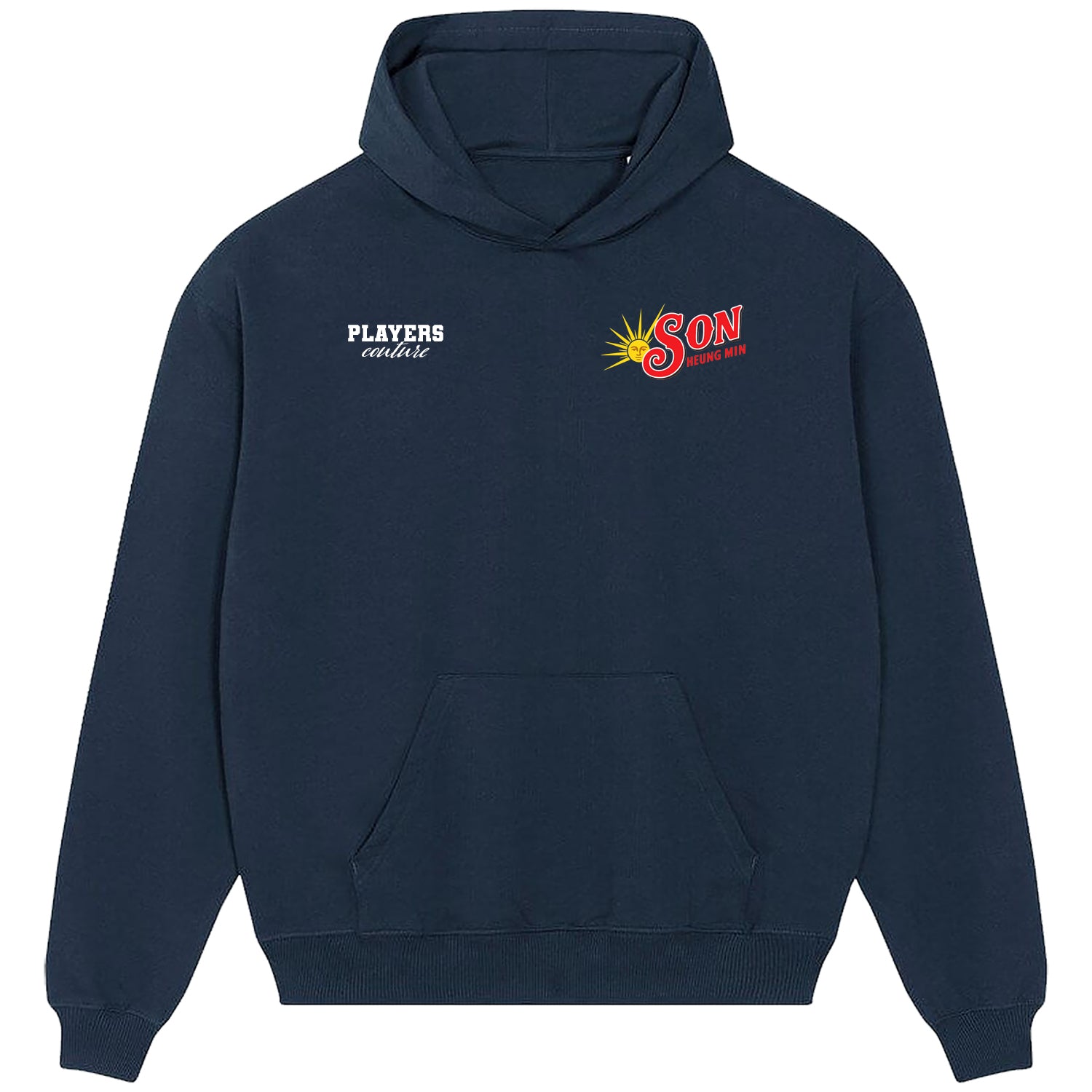 Heung Min Son Logo Players Couture Men's Casual Hoodie Navy