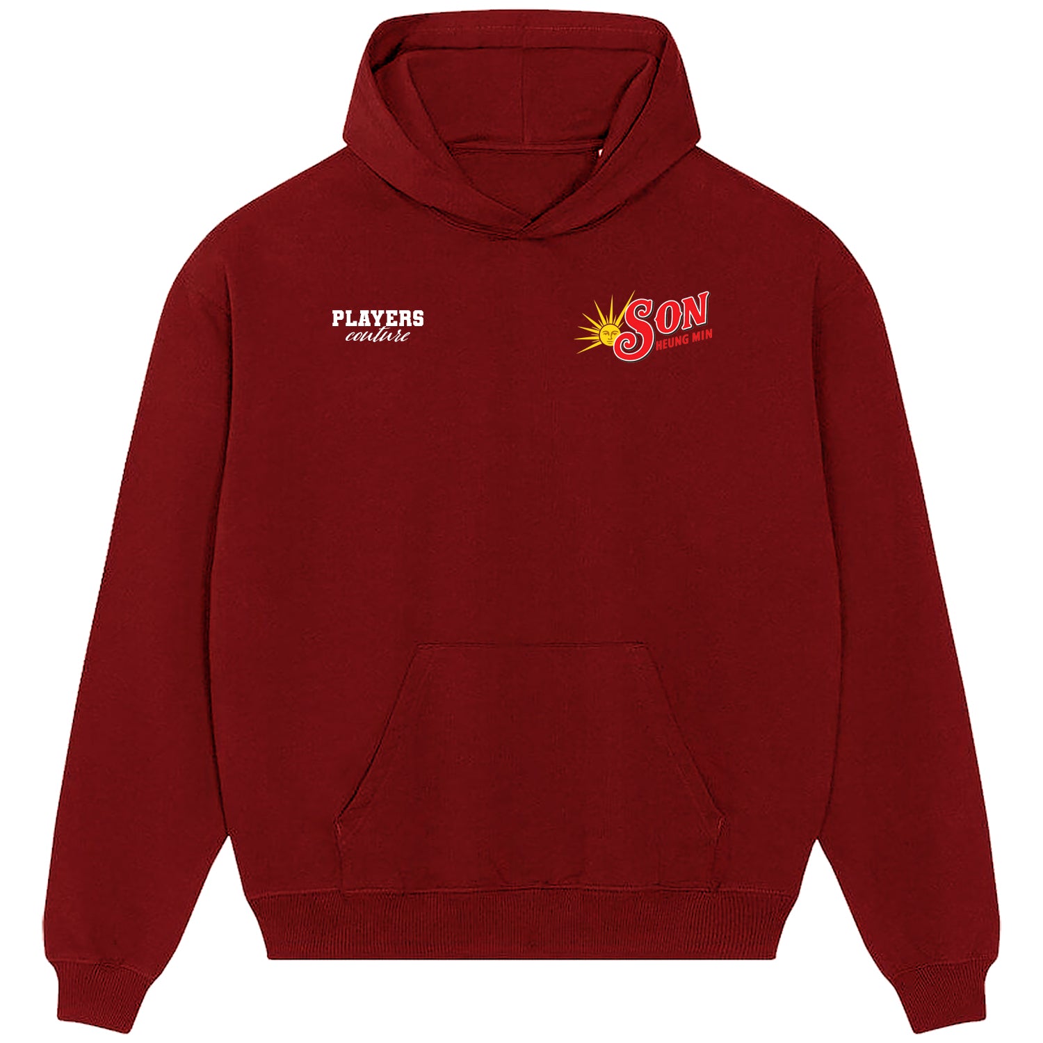 Heung Min Son Logo Players Couture Men's Casual Hoodie Red