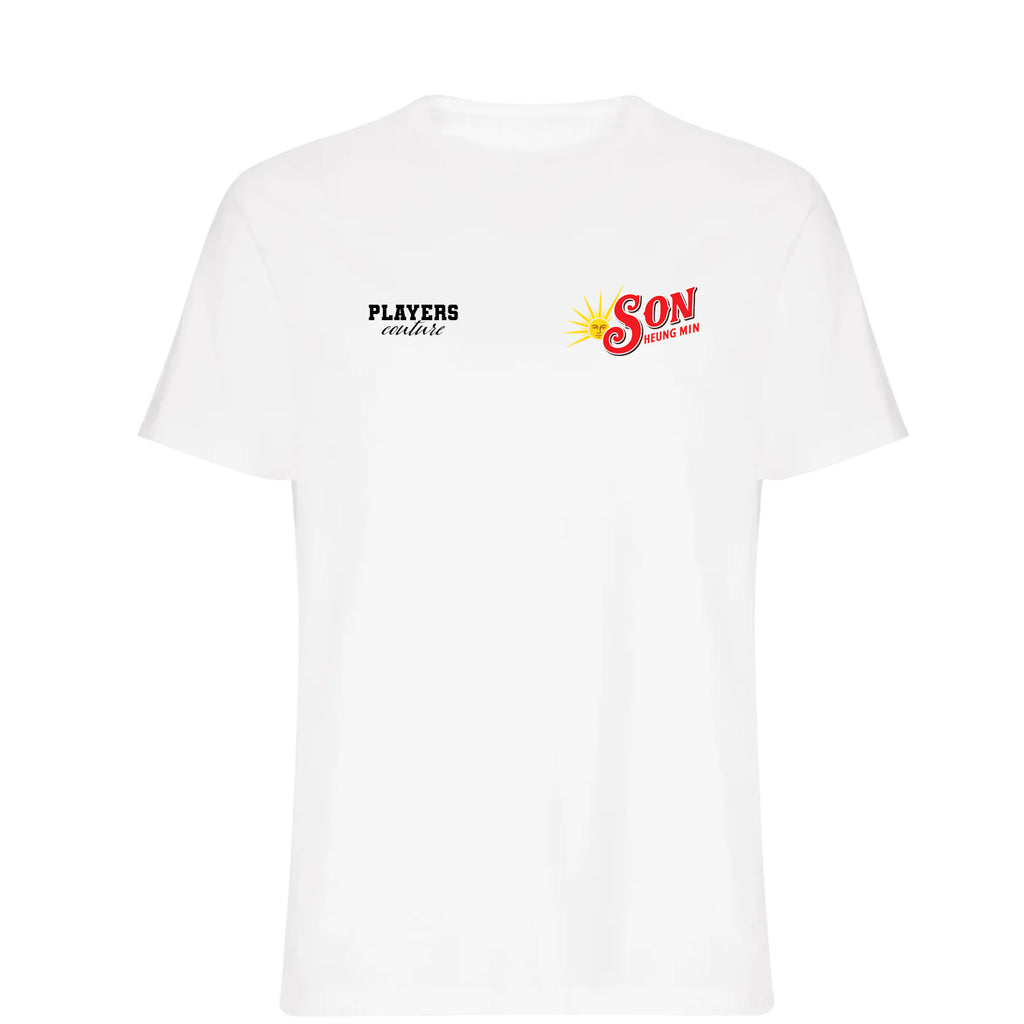 Heung Min Son Logo Players Couture Mens T-Shirt White