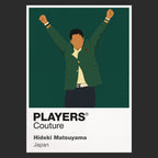 Hideki Matsuyama Golf Icon Frame Men's Hoodie