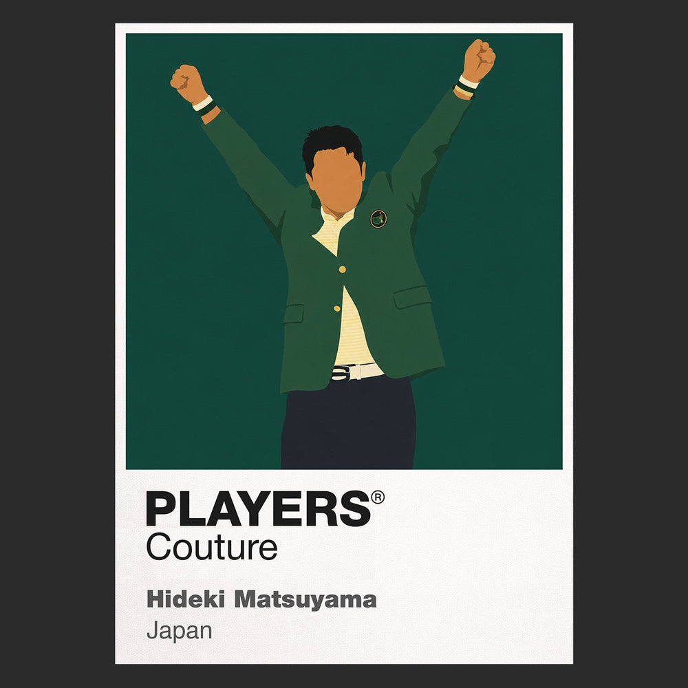 Hideki Matsuyama Golf Icon Frame Men's Polo Shirt