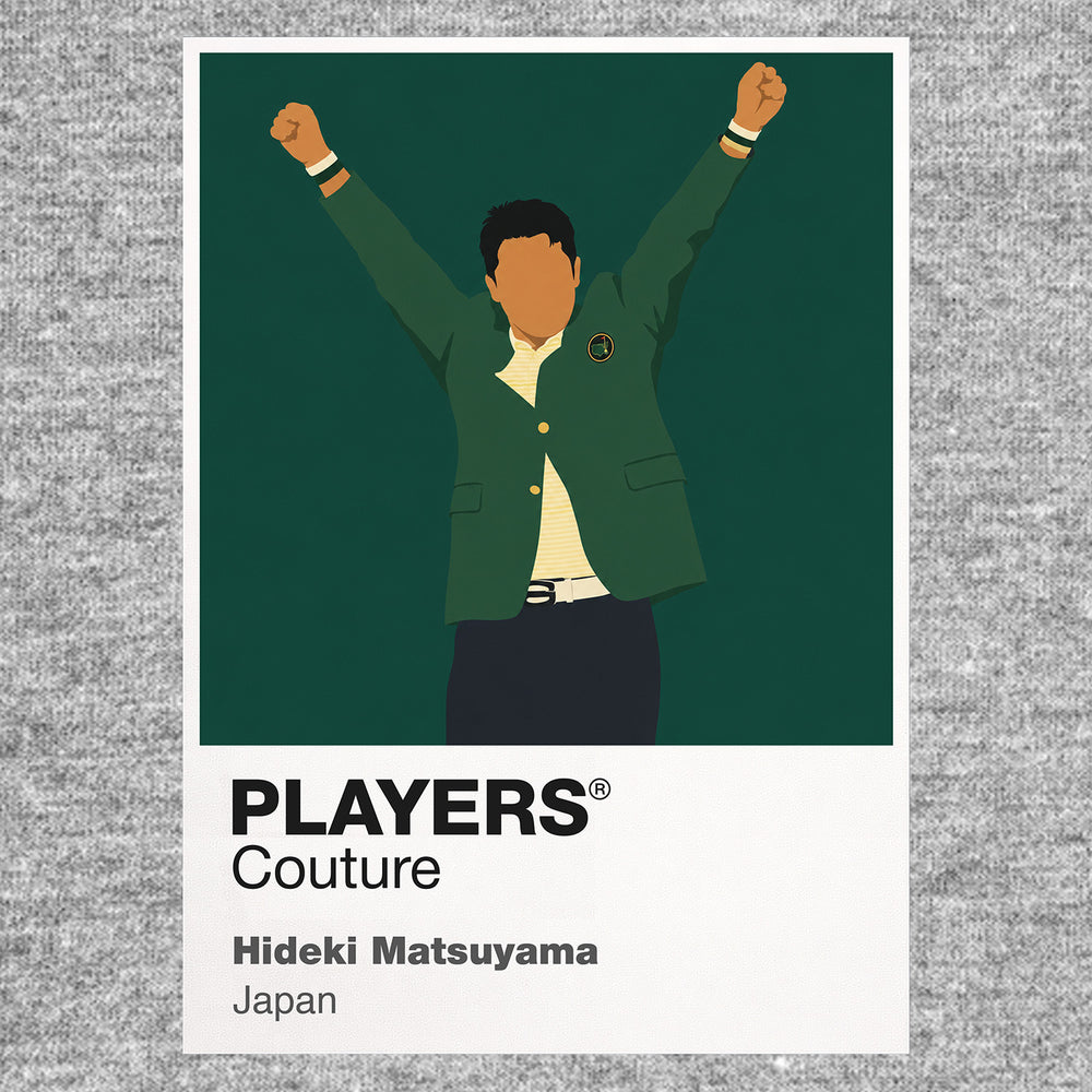 Hideki Matsuyama Golf Icon Frame Men's Hoodie