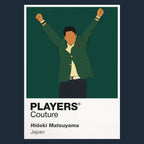 Hideki Matsuyama Golf Icon Frame Men's Hoodie