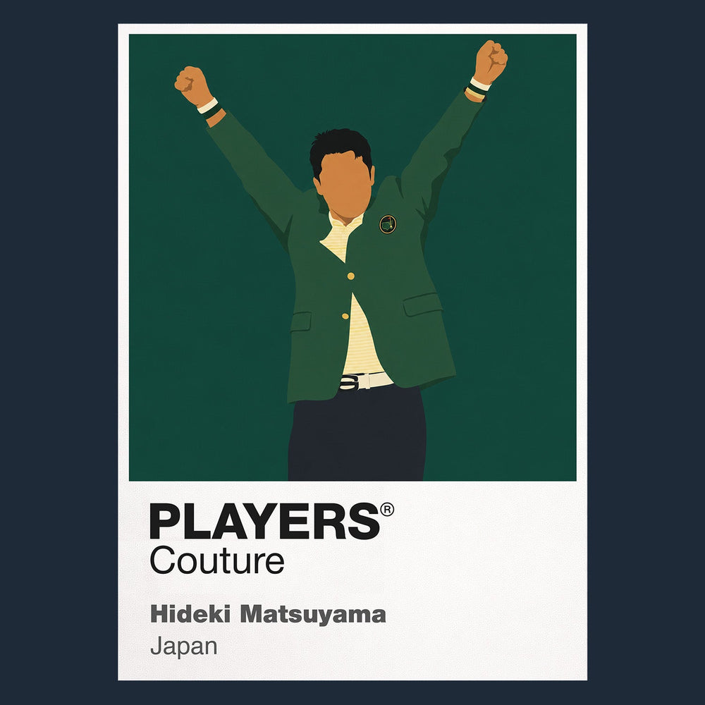 Hideki Matsuyama Golf Icon Frame Men's Polo Shirt
