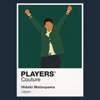 Hideki Matsuyama Golf Icon Frame Men's Polo Shirt