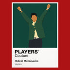 Hideki Matsuyama Golf Icon Frame Men's Hoodie